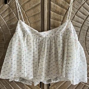 Koch hey print crop top size small